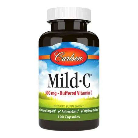 Carlson Mild-C 500 mg Vitamin-C 100 Capsules