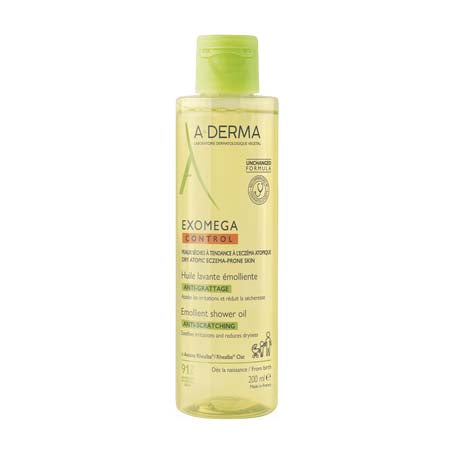 A-Derma Exomega Control Emollient Shower Oil 200ml