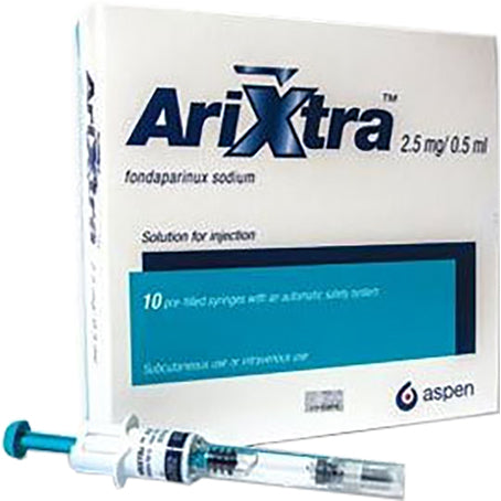 ARIXTRA 2.5 MG  by 0.5 Ml Pre-Filled Syringe 10 Pcs