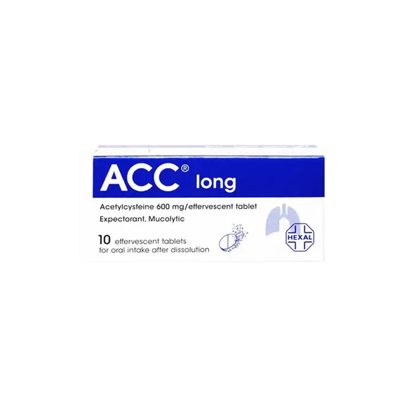 Acc Long Tablet 600 mg Effervescent 10 Pcs