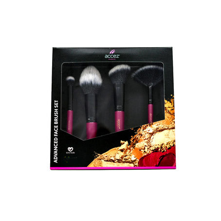 Accez Advanced Face Brush Set - 4 Pcs