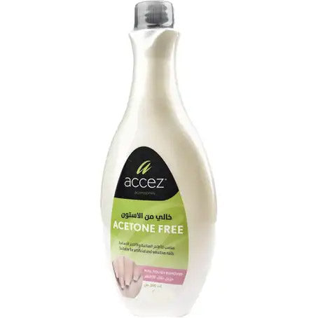 Accez Nail Polish Remover Acetone Free (300 ml)