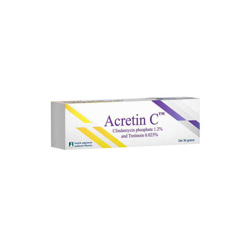 Acretin C 1.2%, 0.025% Gel 30 Gm