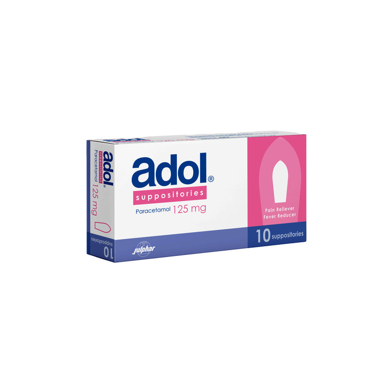 Adol 125 mg Suppository 10 Pcs