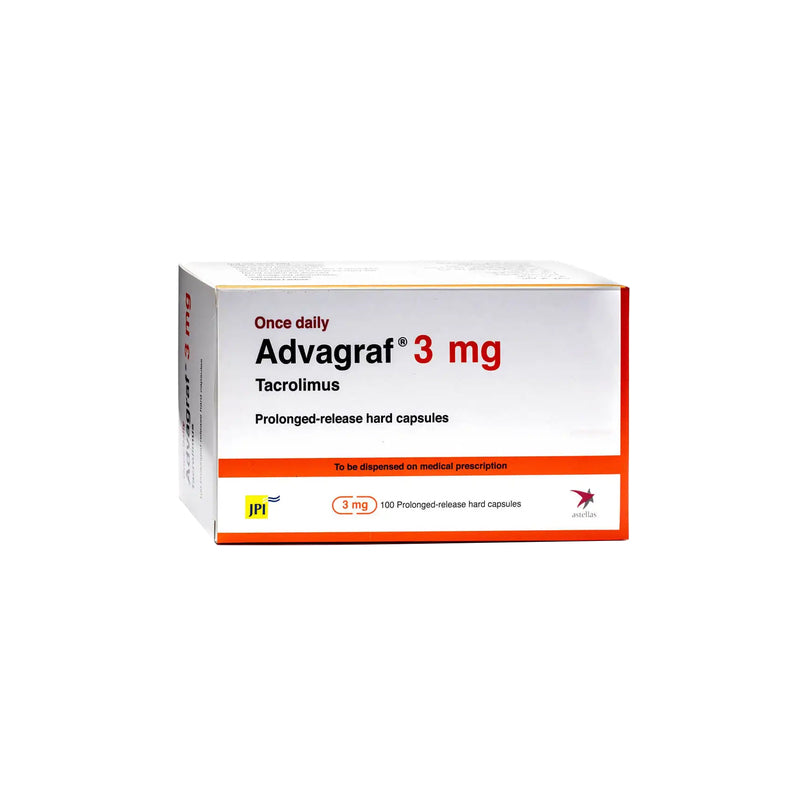 Advagraf 3mg 100 Capsules