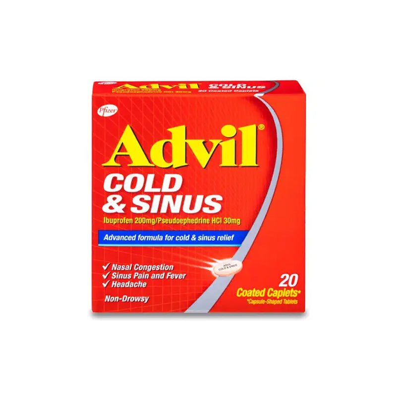 Advil-Cold&Sinus Caplet 20 Pcs