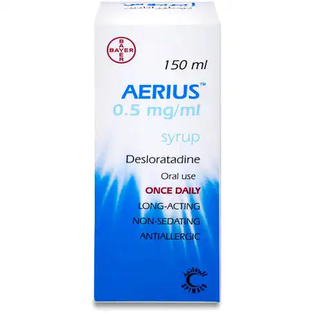 Aerius Anti-allergy Syrup 0.5 non Drowsy mg 150 ml