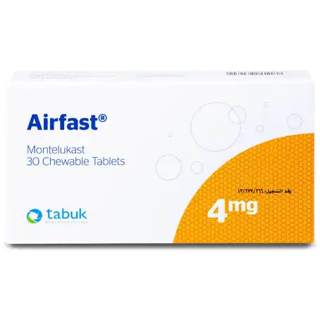 Airfast 4 mg Chewable Tablet 30 Pcs