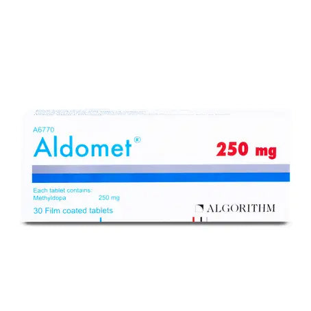 Aldomet 250 mg Tablet 30 Pcs