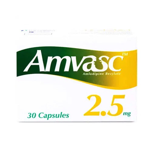 Amvasc 2.5 mg Capsules 30 Pcs