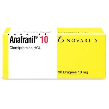 Anafranil 10 mg Tablet 30 Pcs