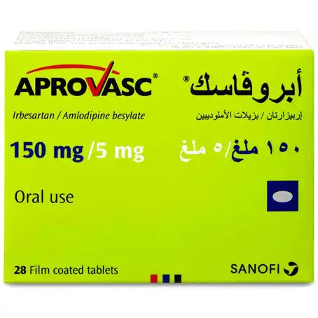 Aprovasc 150/5 Mg Tablet 28 Pcs