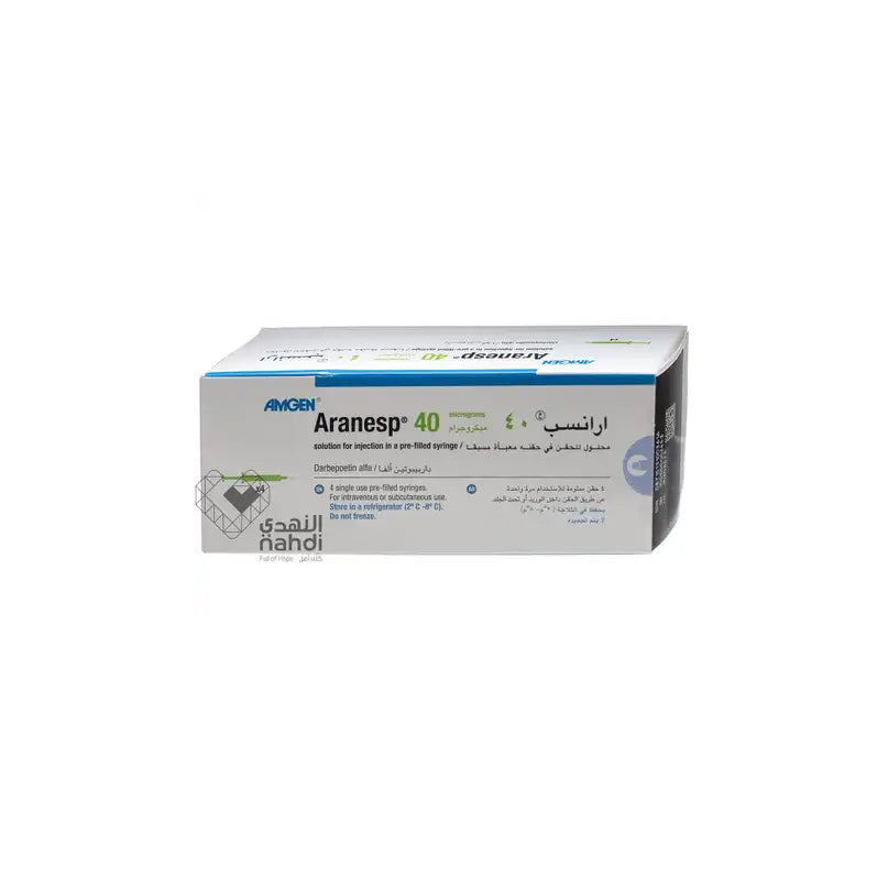 Aranesp 40 Mcg 4 Pre-Filled Syringe (Refrigerator