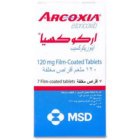 Arcoxia 120 mg Tablets 7 Pcs