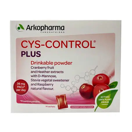 Arkopharma CYS Control Plus Cranberry + Mannose 14 Sachets