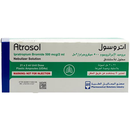 Atrosol 500 Mcg/2 ml Inhaler Solution 21 Pcs