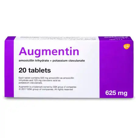 Augmentin 625 mg Tablet 20 Pcs