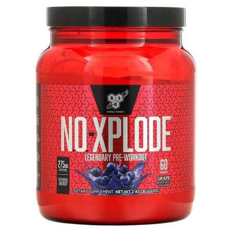 BSN No Xplode Pre-Workout 60 Servings Grape Powder 1.11 Kg