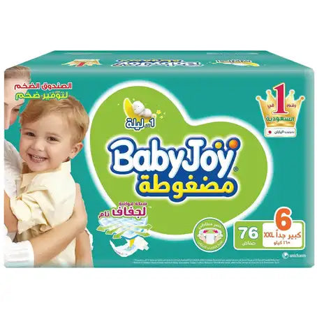 Baby Joy Size 6 Mega Box 76 Diapers