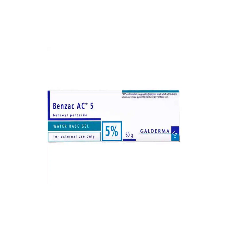 Benzac-Ac 5% Gel 60 gm