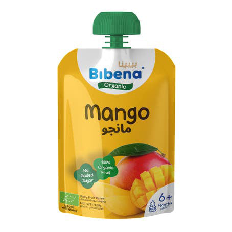 Bibena Organic Puree Mango 100g