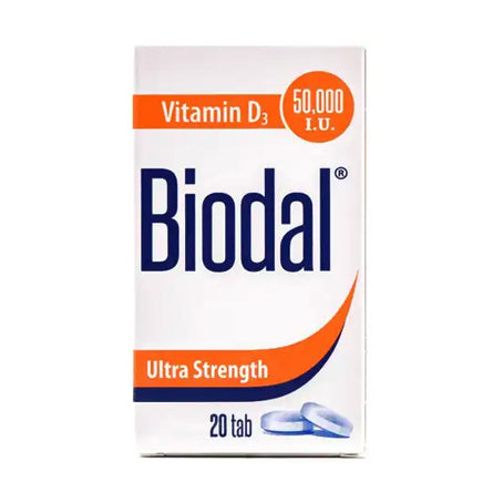 Biodal 50000 IU 20 Tablets