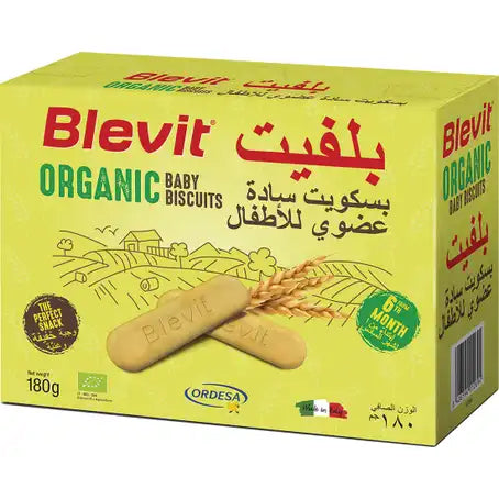 Blevit Organic Baby Biscuits +6 Months 180g