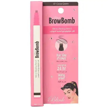 Blink Microblading Eyebrow Pencil #1 Cocoa - Medium