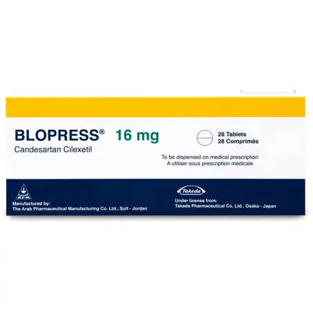 Blopress 16 mg Tablet 28 Pcs