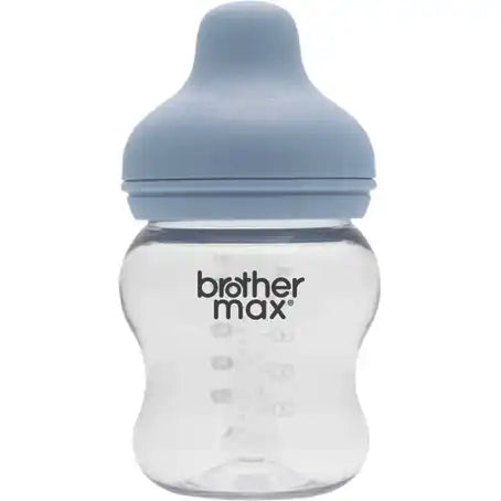 Brother Max Plastic Wide Neck Bottle 160ml - Blue