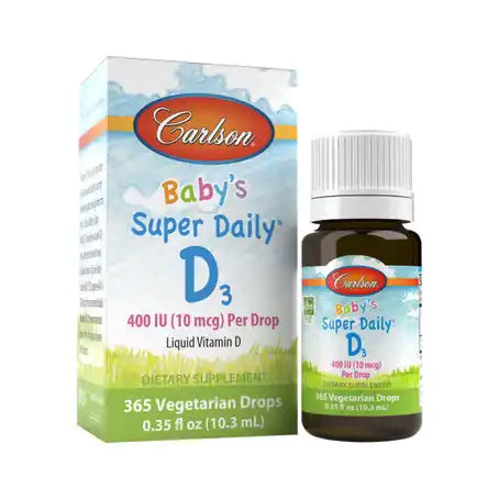 Carlson Baby's Super Daily Vitamin D3 Drops 400 IU - 10.3 ml