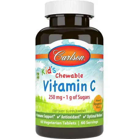 Carlson Kids Chewable Vitamin C 250 mg 60 Tablets