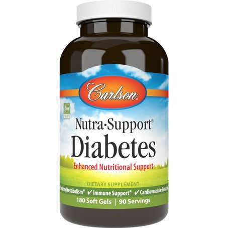 Carlson Labs Nutra-Support Diabetes 180 Capsules