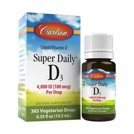 Carlson Super Daily Vitamin D3 4000 IU 2.54 ml Liquid