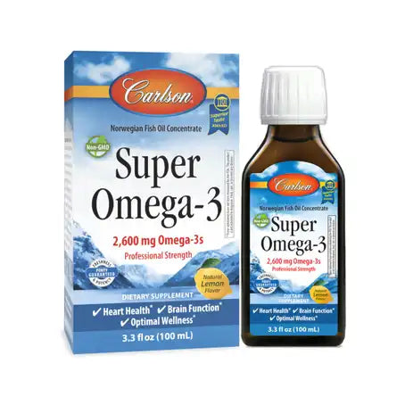 Carlson Super Omega-3 2600 mg 100 ml Lemon Liquid