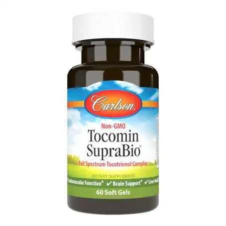 Carlson Tocomin Suprabio Vitamin E 60 Softgels