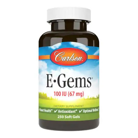 Carlson Vitamin E-Gems 100 IU 250 Softgels