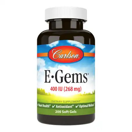 Carlson Vitamin E-Gems 400 IU 200 Softgels