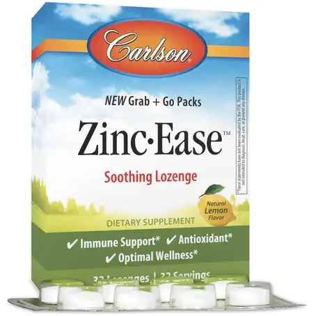 Carlson Zinc-Ease 32 Lozenges Lemon