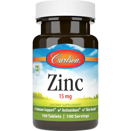 Carlson Zinc 15 mg 100 Tablets