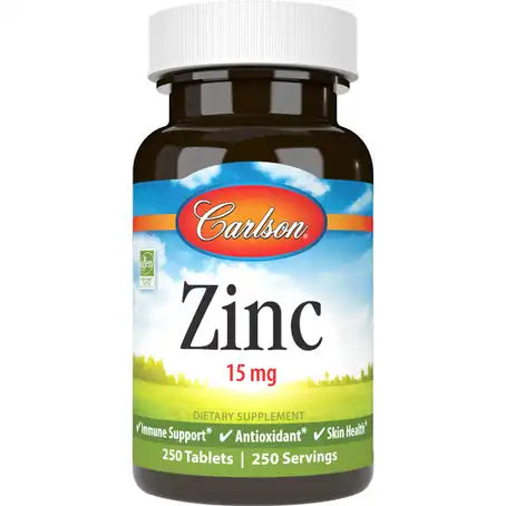 Carlson Zinc 15 mg 250 Tablets