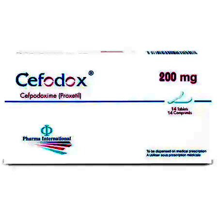 Cefodox 200 mg Tablets 14 Pcs