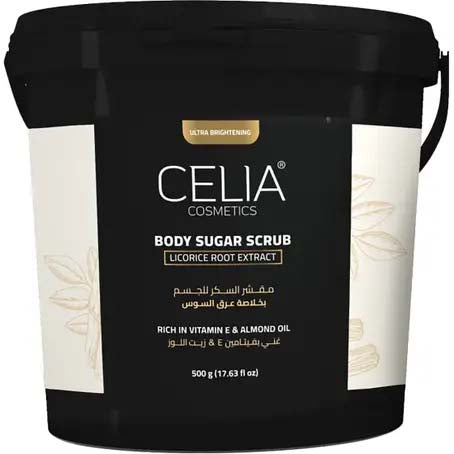 Celia Shower Sugar Scrub With Licorice Root Extract 600g