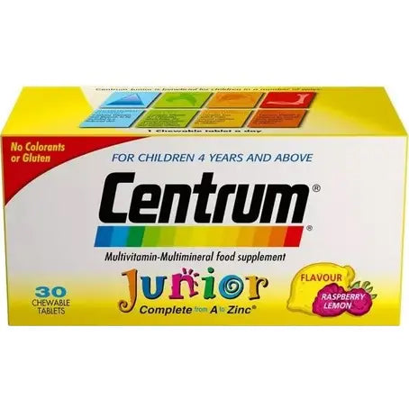 Centrum Junior Raspberry Lemon, 30 Chewable Tablets