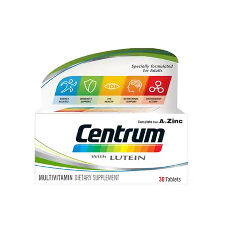 Centrum Multivitamins With Lutein 30 Tablets