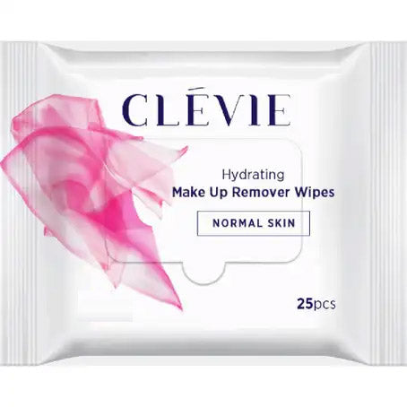 Clevie Make Up Remover Wipes for Normal Skin (25 Pcs)