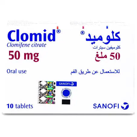 Clomid 50 mg Tablet 10 Pcs