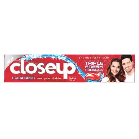 Close Up Toothpaste Active Gel Red Hot 120ml