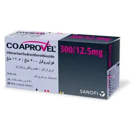 Co-Aprovel 300 by 12.5 mg Tablet 28 Pcs