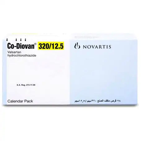 Co-Diovan 320 by 12.5 mg Tablet 28 Pcs